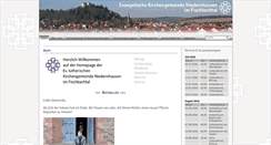 Desktop Screenshot of kirche-im-fischbachtal.de