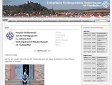 Tablet Screenshot of kirche-im-fischbachtal.de
